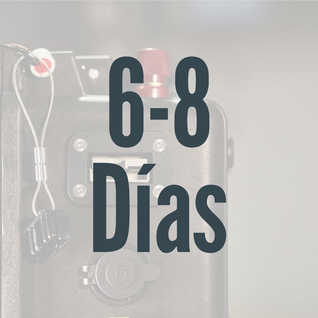Batería para navegación y campamento 6-8 días